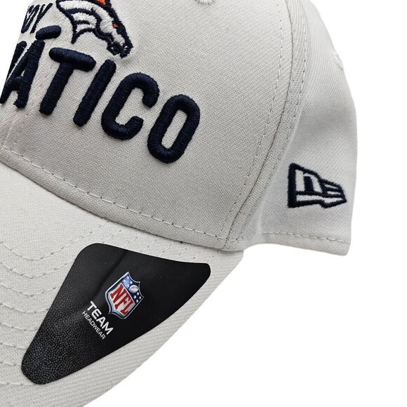 Yo Soy New Era Denver Broncos white hat Size S/M NLF licensed Fitted Hat NWT - Picture 3 of 10